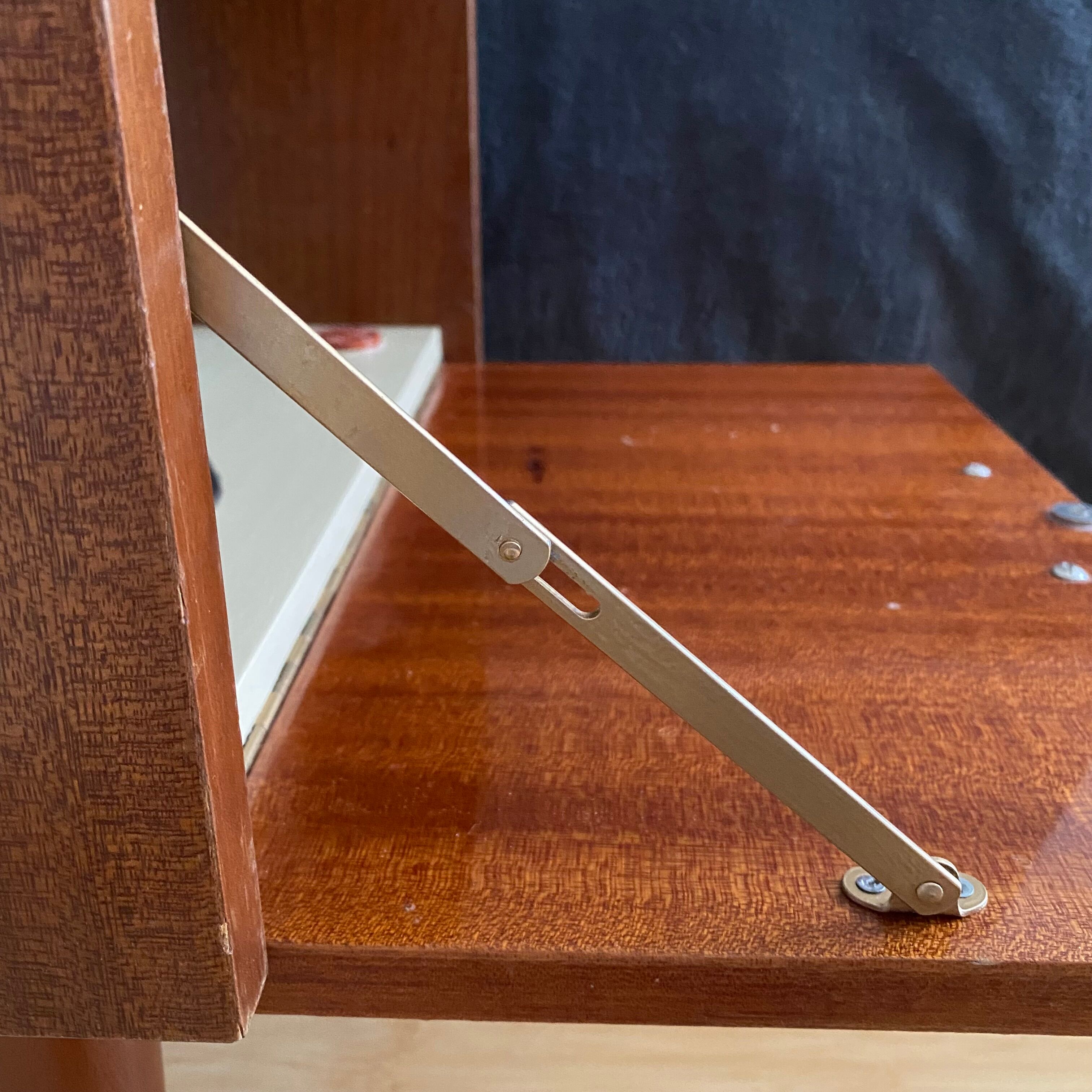 Vintage art deco bedside table, S.E.M.B. Registered model