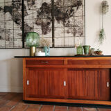 Old craft counter sliding doors