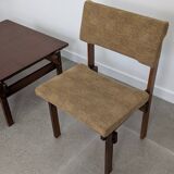 Pair of Rietveld Style Chairs with Adjustable Seat and Backrest, 1950s