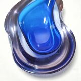 Cenicero de cristal de Murano. Italia, 1970s.