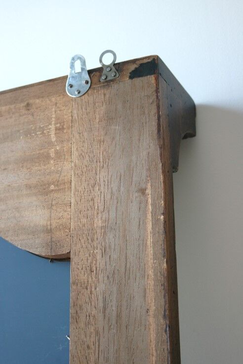 Wall trumeau mirror with shelf