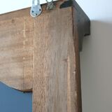 Wall trumeau mirror with shelf