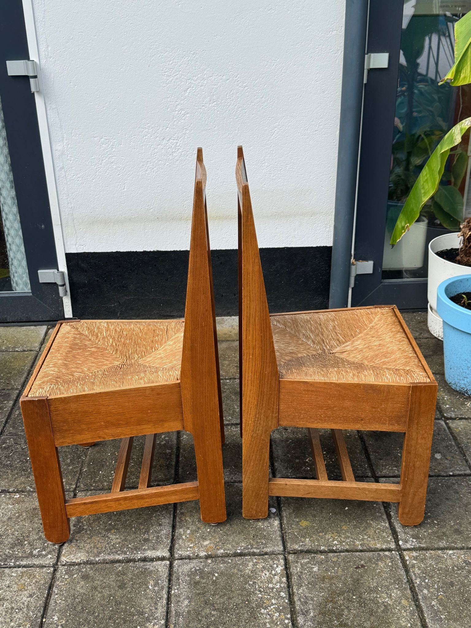 Pair of Amsterdamse School Dining Chairs