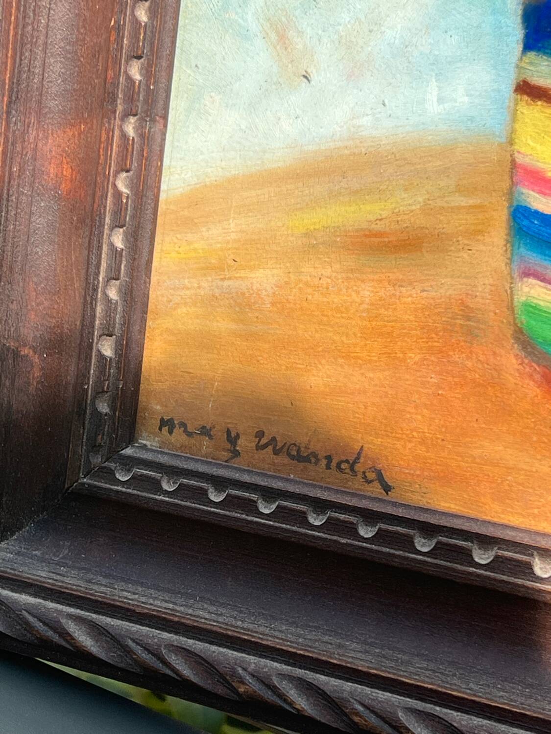 Still life - bouquet - student of Foujita