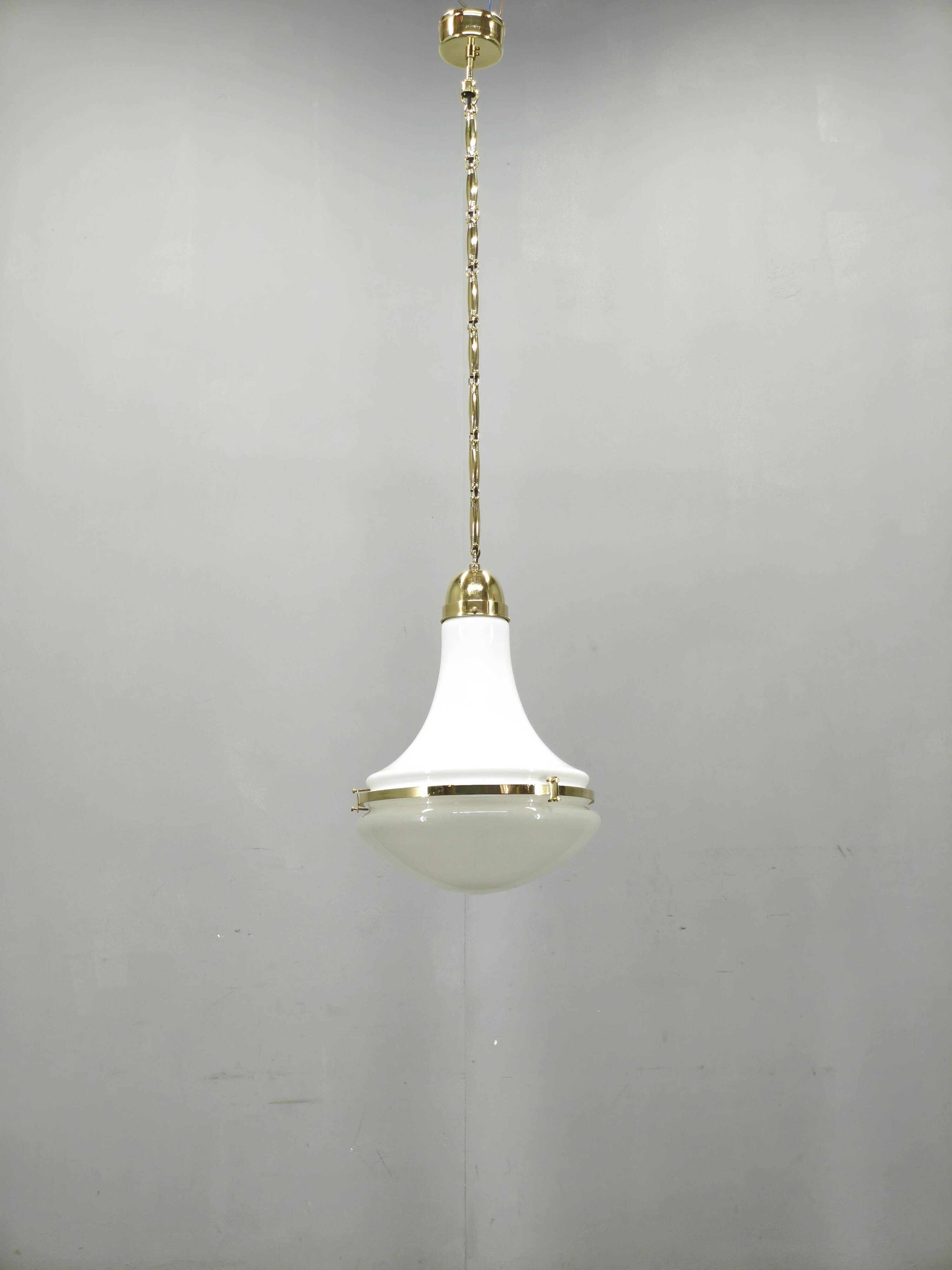 Peter Behrens Art Deco Pendant Lamp for Siemens, Germany 1930s
