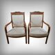 Paire de fauteuils, époque Empire – début XIXe