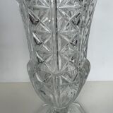 Vintage cast glass vase
