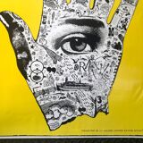 Original exhibition poster The artists of Gdansk in Paris, 1985 (large format)