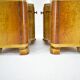1939s set of Art Deco bedside tables, Czechoslovakia