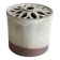 Glazed stoneware vase signed – Art ceramic flower holder