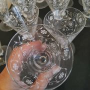 Ensemble 14 verres et carafe, années 60