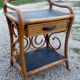 Meuble d'appoint en bambou et rotin