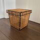 Mid-Century Rattan and Metal Storage Box by Rohe Noordwolde, 1950s