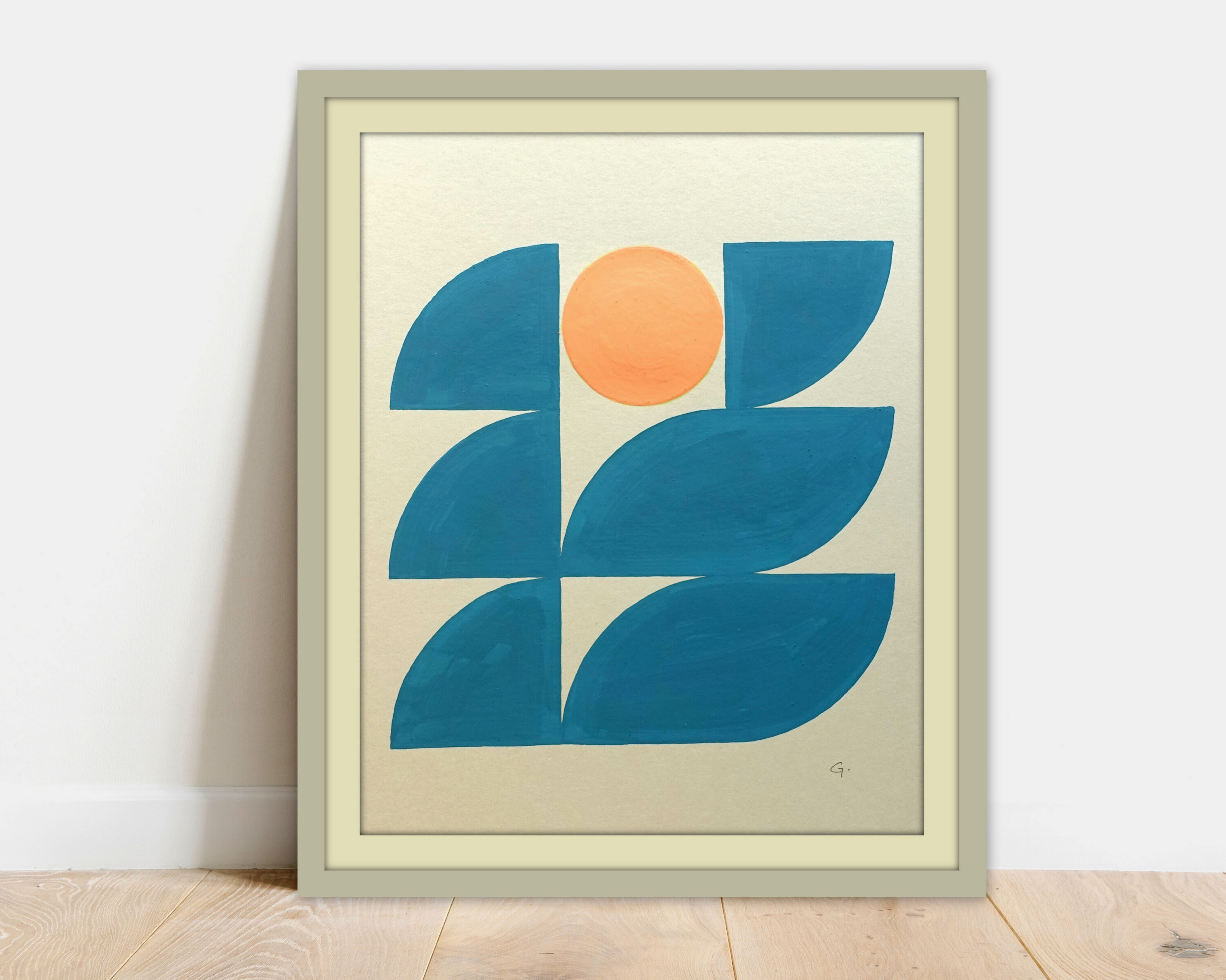 Painting on paper - to be framed