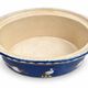 Large Alsatian terrine from Soufflenheim in blue with stork decoration – 41 cm