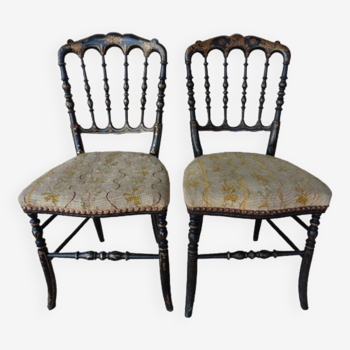 LOT of 2 Napoleon III period chairs