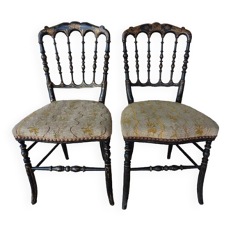 LOT of 2 Napoleon III period chairs