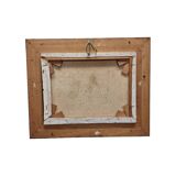 Vintage Oil Painting With Parisian Flower Market Frederic, 1970s