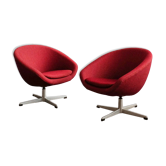 Chaises pivotantes vintage allemandes, ensemble de 2