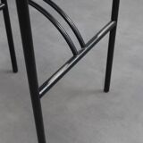 Set of 4 postmodern barstools, 1980s