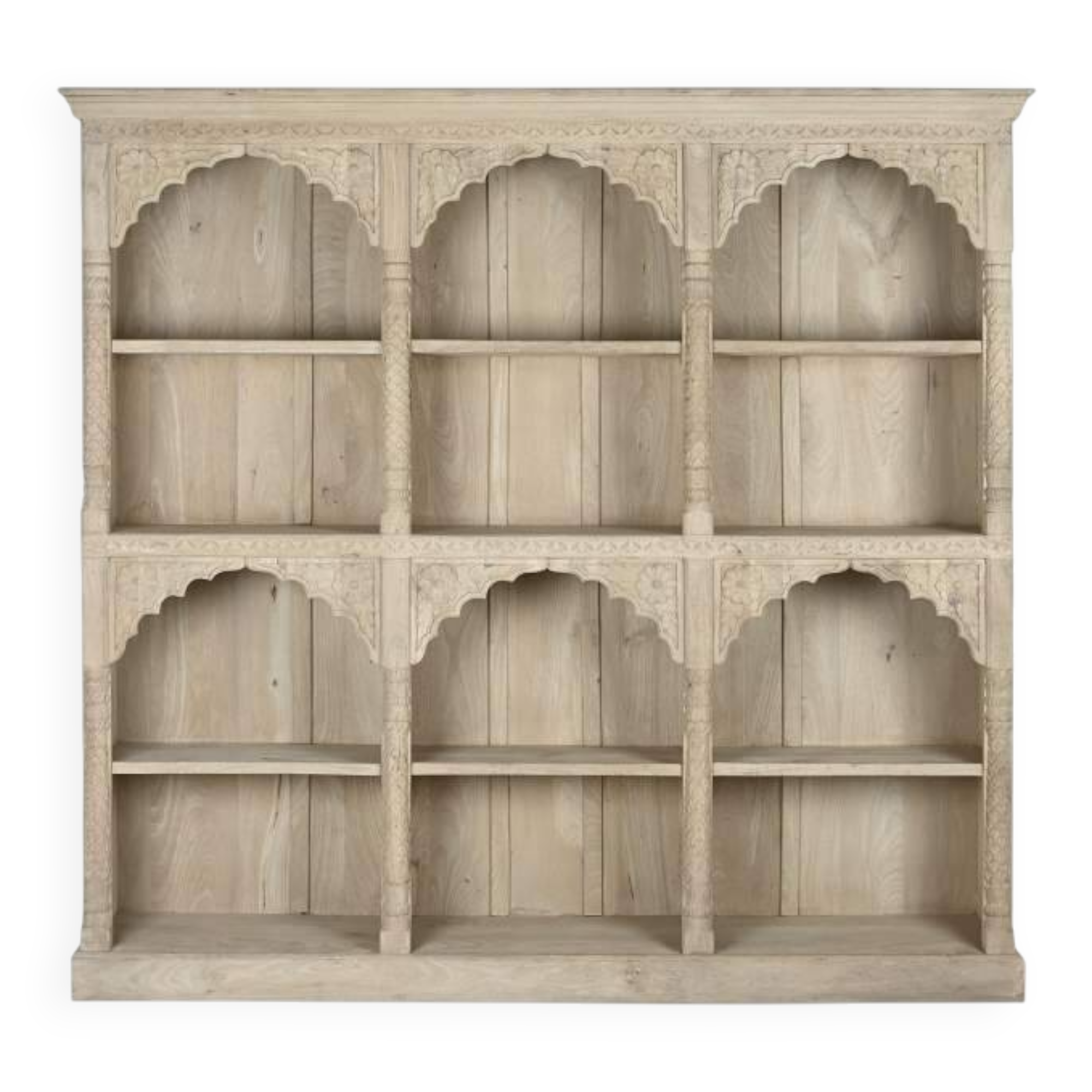 Wood shelf 204x38x196 natural