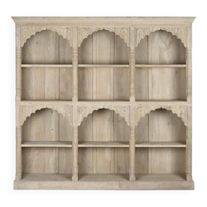 Étagère bois 204x38x196 - naturel