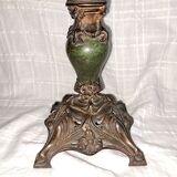 Art deco oil lamp
