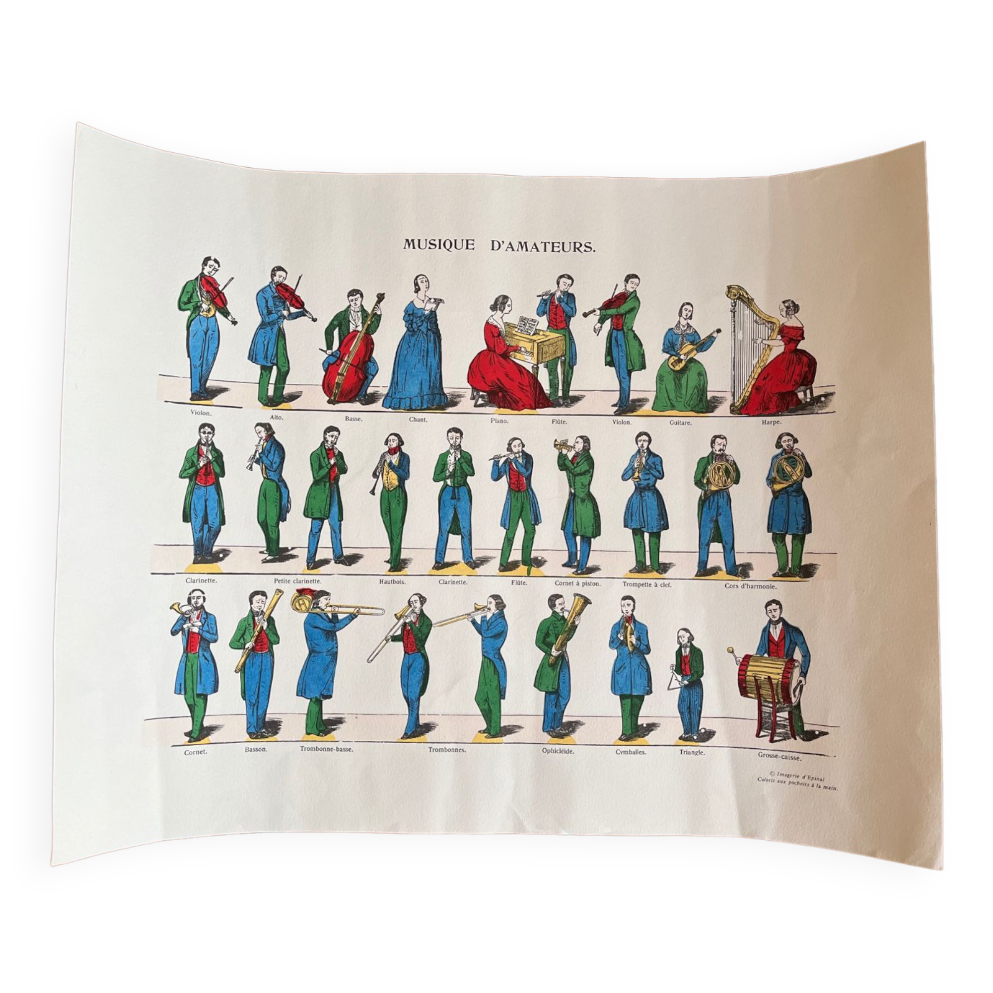 Epinal imagery engraving