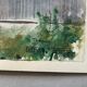 Signed watercolor, dated 1955 / Taverny
