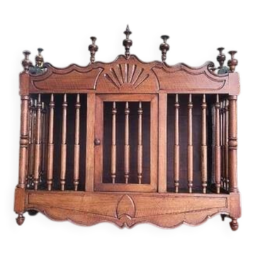 Panetiere ancienne en noyer du xix ème siecle