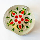 WALTHER Glas Crystalline Solifleur Vaser 1960s Western Germany