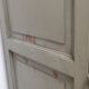 Wardrobe 3 doors, 3 drawers Louis XVI style patinated
