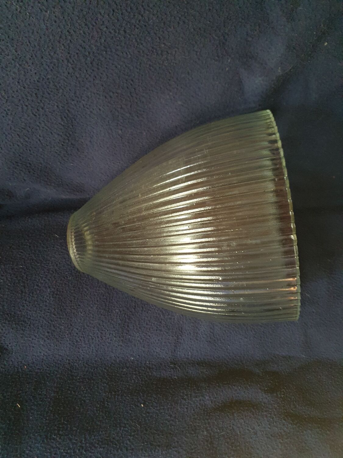 Glass pendant light in industrial style
