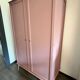 Armoire pieds compas rose mercerie