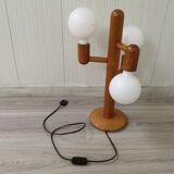 Lampe vintage de Waldi Leuchten, teck, années 1980