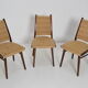 Mid-century set of Three Chairs by Ton,1960‘s.