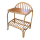 Rattan side table