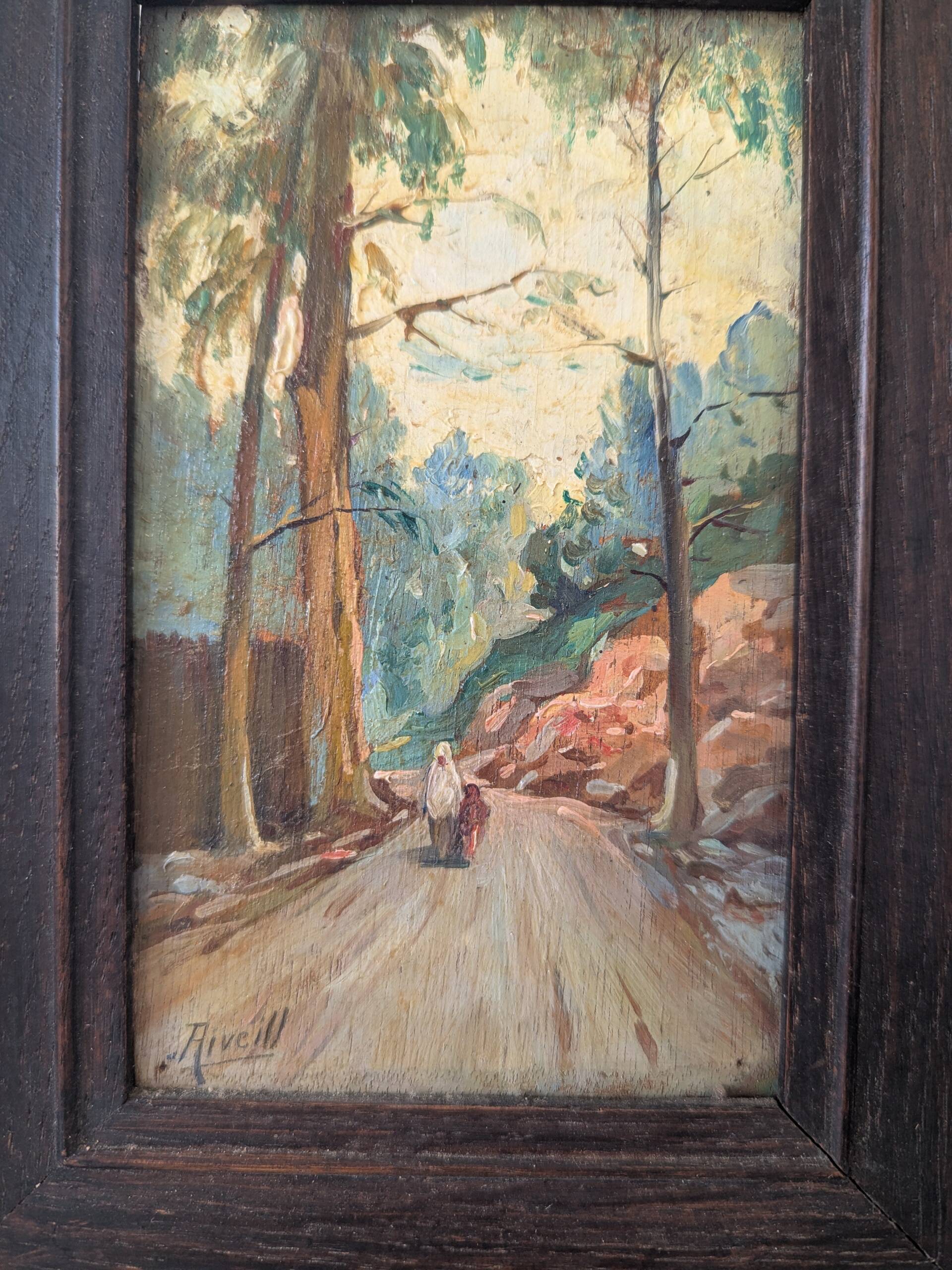 Oil on panel in the Orientalist style by Aiveill Orientalism.