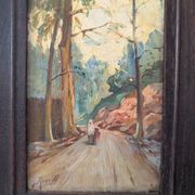 Oil on panel in the Orientalist style by Aiveill Orientalism.