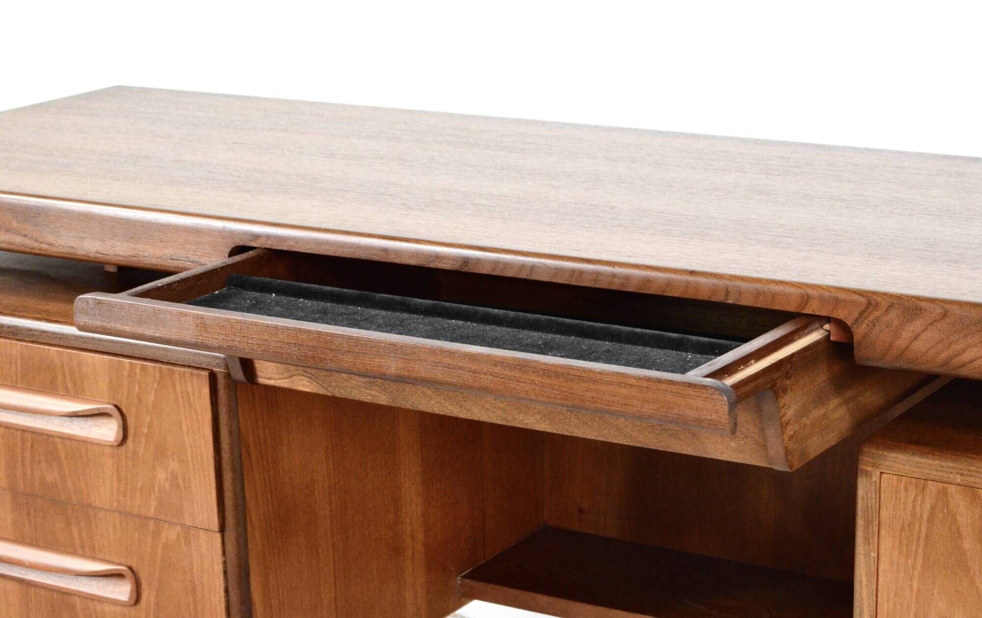 Danish style mid-century teak desk Kofod Larsen for G-Plan