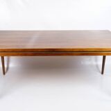 Dining Table With Extension Made In Rosewood By Johannes Andersen From Chr. Linneberg From 1960s