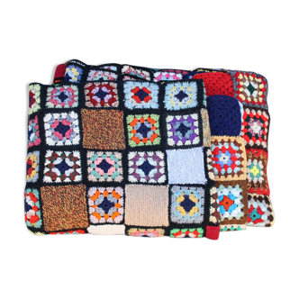 Crochet plaid
