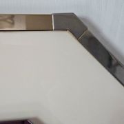 Grand miroir biseauté octogonal
