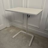 Vitra white nestable height-adjustable side table