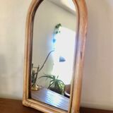 Curved bamboo mirror 1970