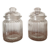 Lot de 2 petites bonbonnieres vintage