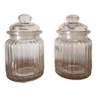 Set of 2 small vintage candy boxes