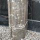 Fireplace louis xv in grey marble of the ardennes late eighteenth century