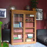 Wood and terracotta showcase