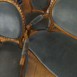 Louis XVI five-piece salon